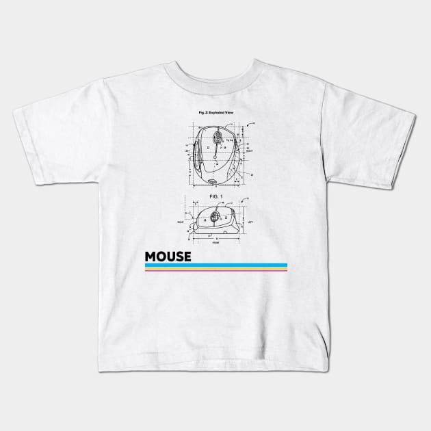 Design of Mouse Kids T-Shirt by ForEngineer